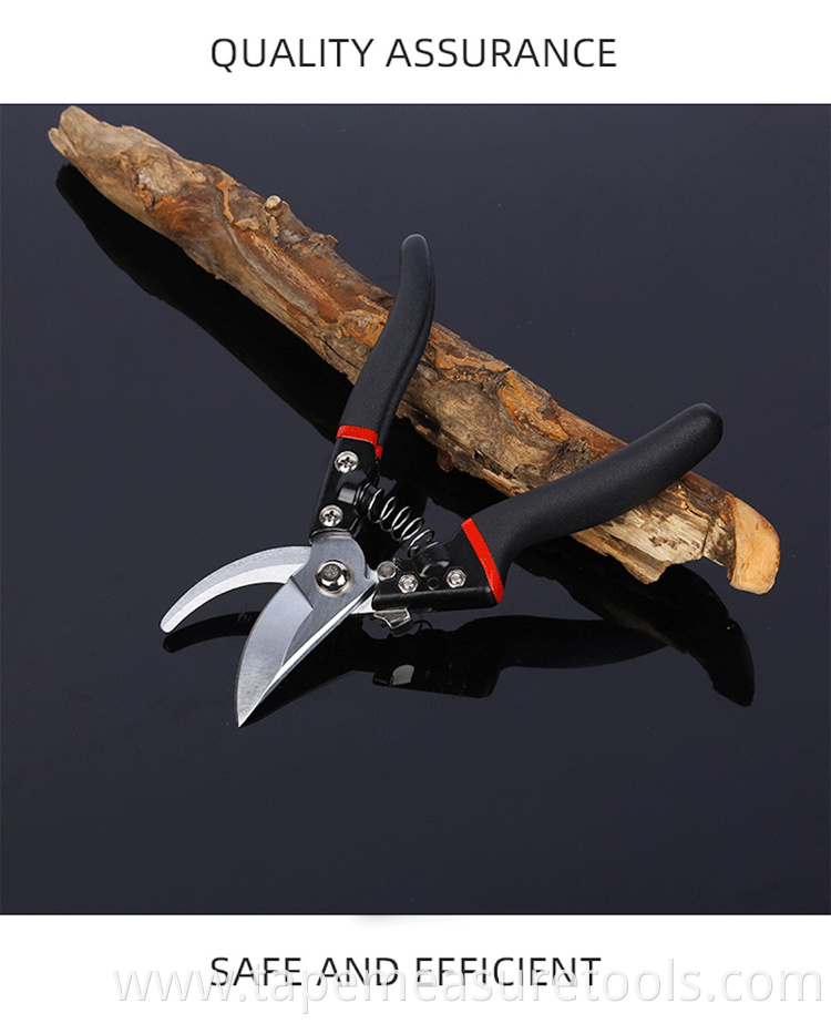 Sk5 steel good quality Factory wholesale trimming scissors garden shears branch cutting pruning shears